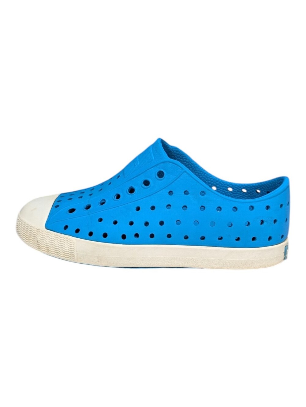 Native Kids Jefferson Slip On Shoes Sneaker Sandal Bright Blue Boy Girl Size 12